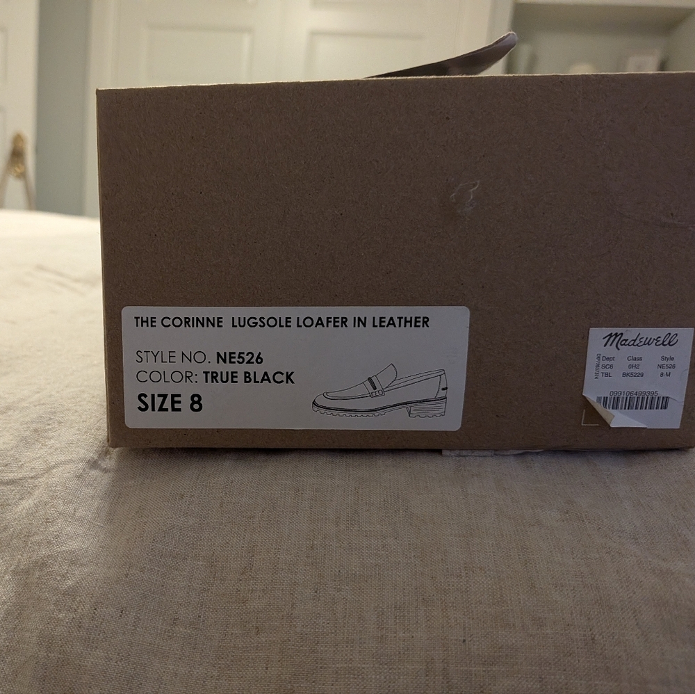 EUC Madewell Corinne Lugsole Loafer, 8 - Picture 3 of 7